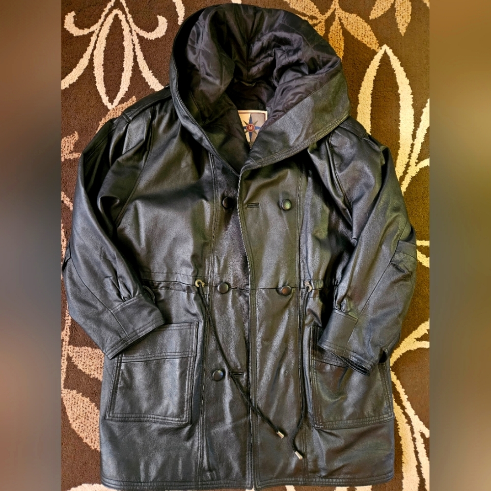 Vintage leather coat
